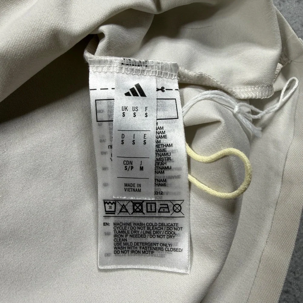 Adidas Audi Revolut Quarter Zip Training Shirt Off White Mens Small Climacool